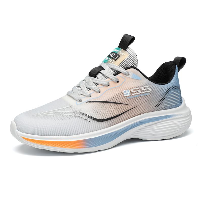 Men's Casual Shoes Shock-proof Comfortable Outdoor Running Fitness Training Sports Shoes Mesh Shoes Tenis Masculino