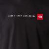 The North Face S/S Never Stop Exploring Tee, Mens black T-shirt