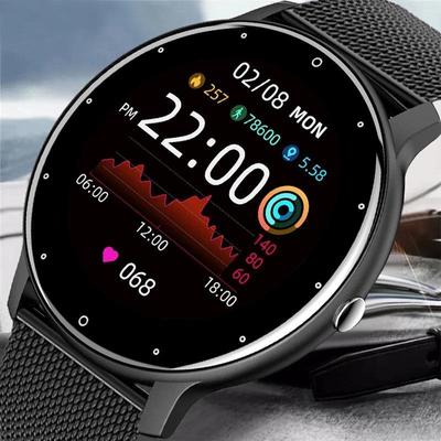 Smartwatch sportivo fitness con touch screen completo 2024 per uomini e donne, impermeabile IP67, compatibile Bluetooth con Android e IOS
