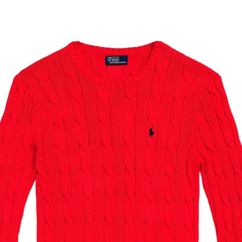 Polo Ralph Lauren Embroidered Logo Crew Neck Long Sleeve Sweater Women sweater 211891640-026