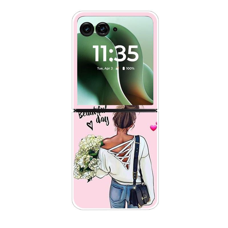 For Motorola moto razr ultra 2025 Case Hard PC Phone Back Cover for Moto Razr 60 Ultra Cases Transparent Funda Shell Fundas