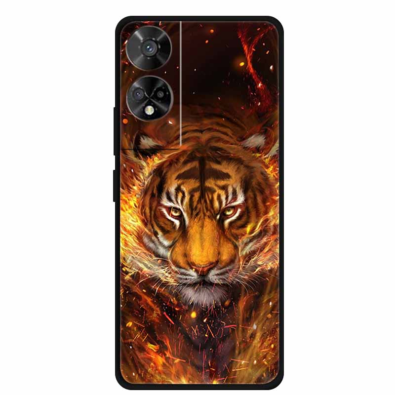 

For TCL 50 SE Case Funny Painted Soft Silicone Back Cover for TCL 50 XE TPU Cool Skeleton Hand Protective Bumper Coque TCL 50 TCL 50 XE