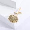 Fashionable Sophisticated Dandelions Lapel Pin with Dripping Oil Designs Contrast Accessory for Party Supplies Costumes
