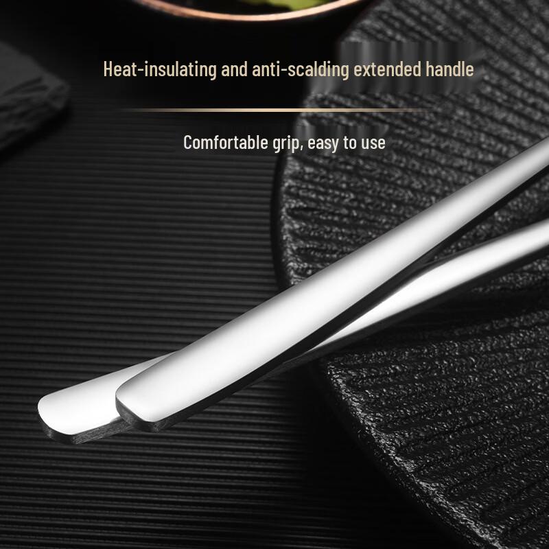 Stainless Steel Korean Style Dinner Spoons - Set of 6