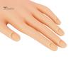 Puntos Nail Art Bendable Table Mount Soft Manicure Practice Model Training Faux Hand