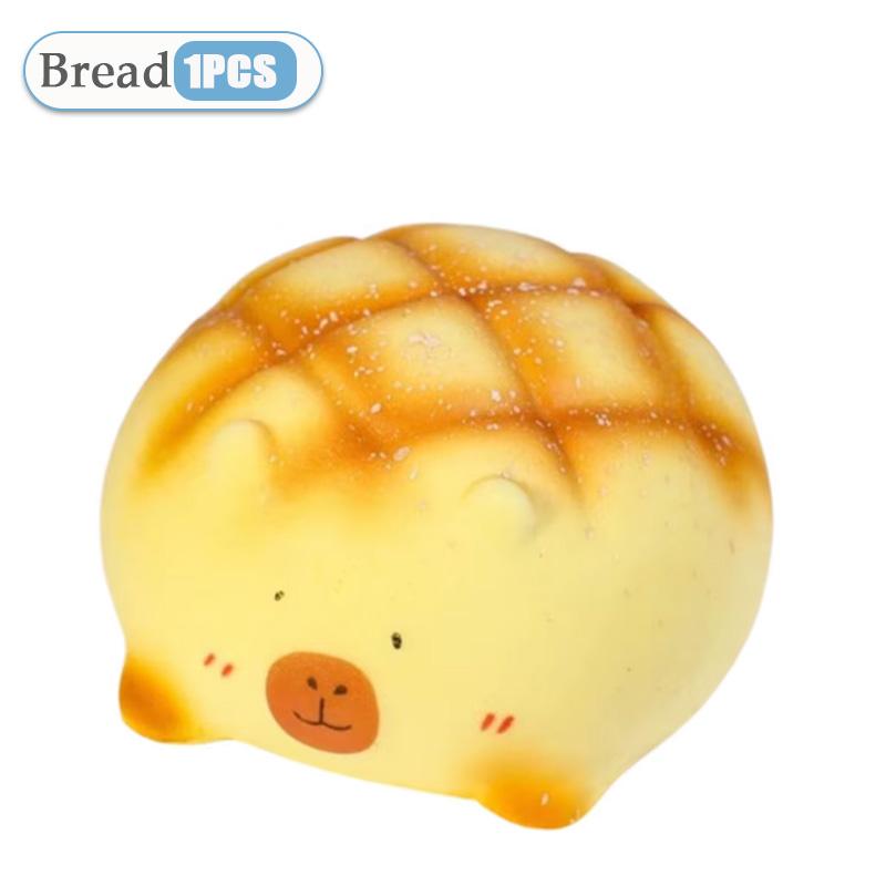 

1-20PCS Birthday Gift Cartoon Bread Bear Slow Rebound Doll Creative Squeeze Decompression Toy Table Ornament Squishy Slow Rising