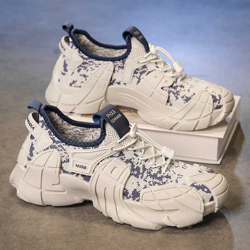 Fashion Fall Lace-up Man Brand Shoes Vulcanize Men's Boots Lux Sneakers Sport Racing Krasofka Shows New Year's Loofers Sporty Pie