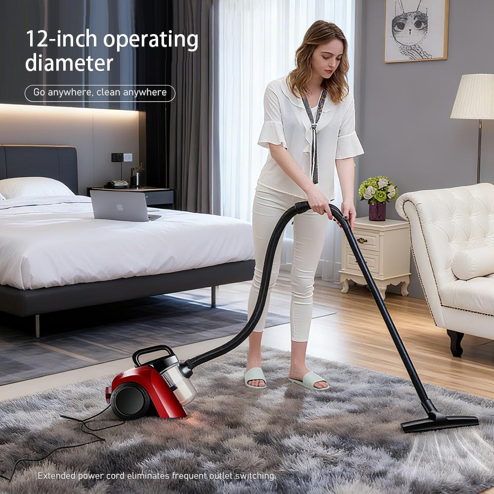 Household Vacuum Cleaner Handheld Multi-Purpose Brush Vacuum Tool Portable High Power Suction Large Capacity Dust Cleaner