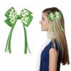 St. Patrick's Day Clover Tassel Children's Hair Clip – Four-Leaf Clover Headwear Accessory