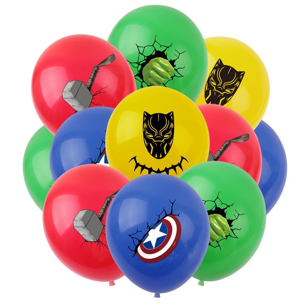 Themed Kids Birthday Party Hanging Flag Banner Decorations Balloon Cake Topper Set