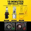 AUXITO 9007 Super White 66000LM Kit LED Headlight Bulbs High Low Beam Combo 2