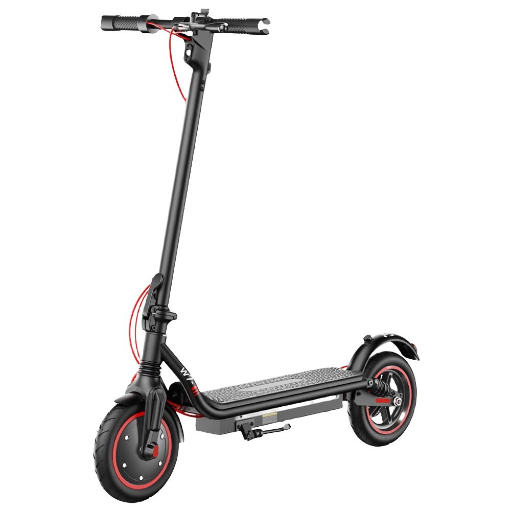 iScooter W7 Electric Scooter 8.5'' Tire,42V/10.5Ah Battery,650W Motor,27-37km Range,35km/h,Side Light Bar