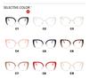 Cat-Eye Semi-Rimless Large Anti-Blue Light Eyeglass Frames, 2023 Retro Trend, European & American Style.