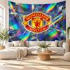 Manchester United Wall Tapestry, Soft Fabric Wall Hanging, Decorative Backdrop For Bedroom Home Wall Art