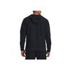 Under Armour Solid Fleece Hooded Training Sweatshirt Men Sweatshirts Black 1373878-002