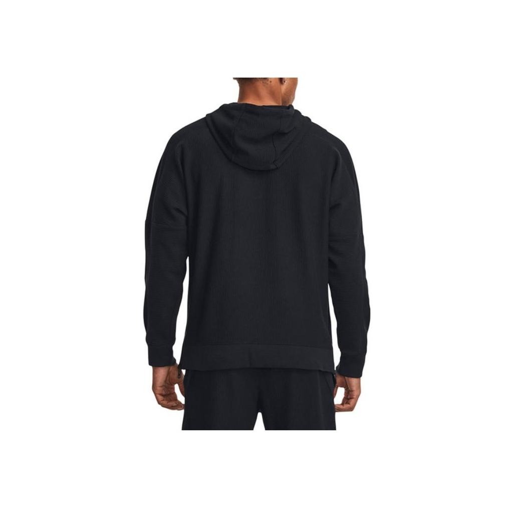 Under Armour Solid Fleece Hooded Training Sweatshirt Men Sweatshirts Black 1373878-002
