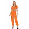 Halloween, Orange Female Prisoners Role-playing Game Uniforms, Nightclub Bar DS Show Costumes