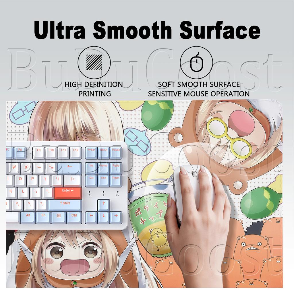 Kawaii Girl Doma Umaru Laptop E-sport Gaming Desktop Mats PC Rubber Accessories XXL Himouto Umaru-chan Non-slip Anime Mouse Pads