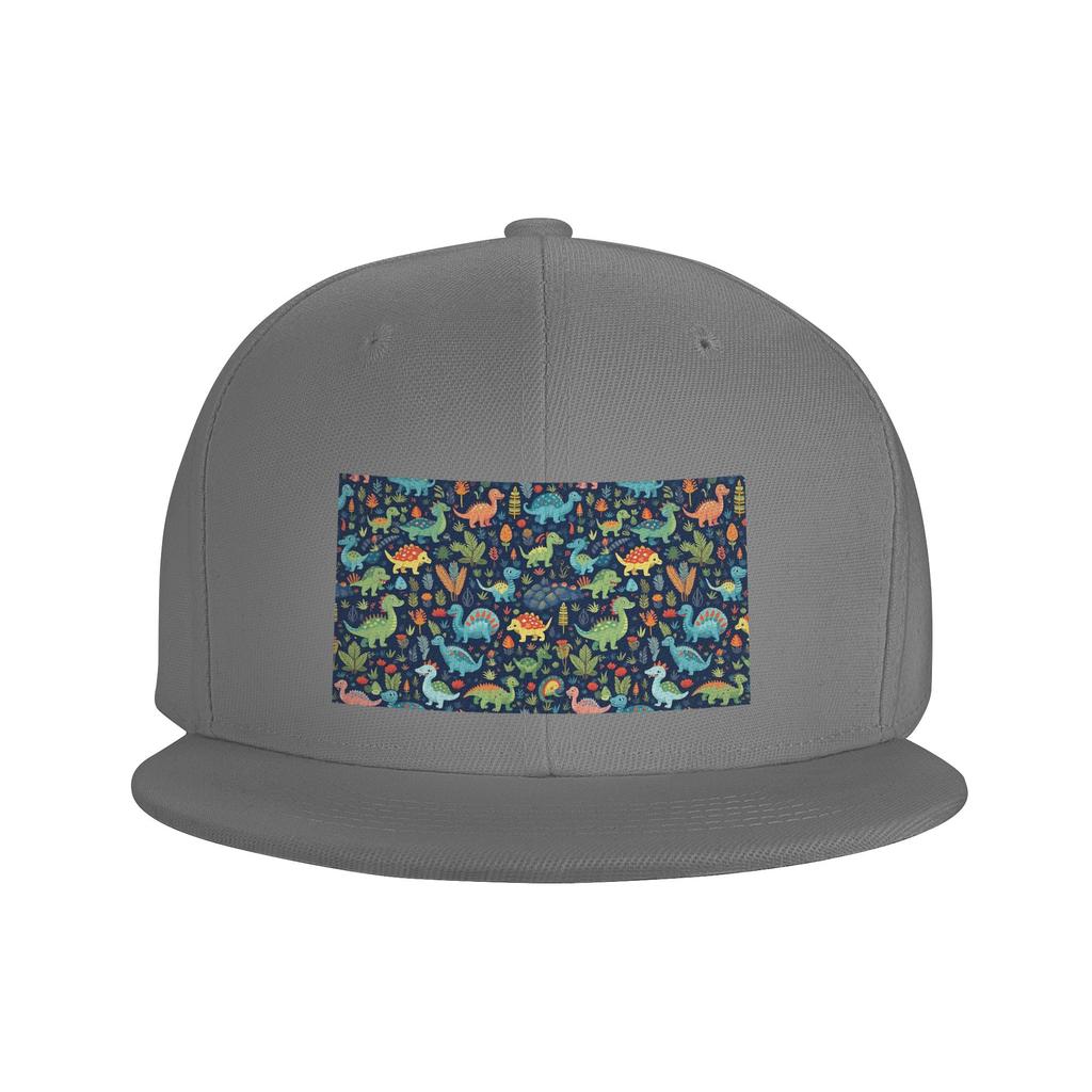 Cartoon Cute Dinosaur Pattern Baseball Caps Snapback Fashion Baseball Hats Breathable Casual Casquette Outdoor for Unisexs Womens