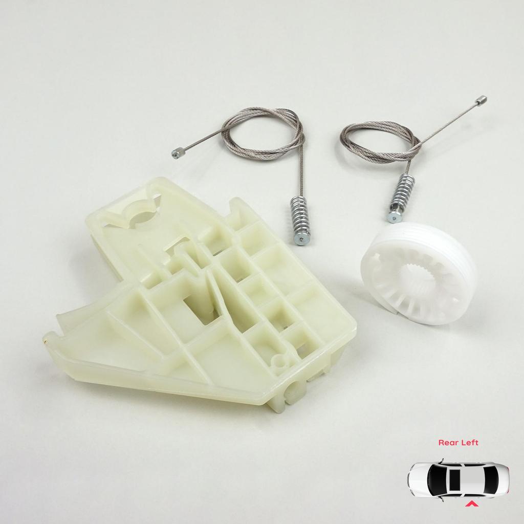 BWR5076 Sada na opravu elektrického stahování oken Zadní levé dveře pro Škoda Octavia MK2 A5 1Z3 1Z5 2004-2013 4/5-dveřový 1Z0839655