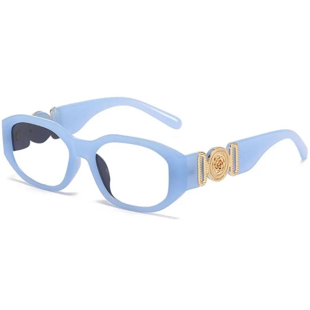 Small Rectangle Blue Light Blocking Reading Glasses Men Women Luxury Brand Square Eyeglasses Frames Transparent Fashion Eyewear