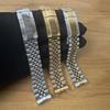 Compatibil cu Brățară din Oțel pentru Rolex Datejust Datejust Oyster Perpetual Bărbați Oțel Inoxidabil Solid Linkuri Curbate 20mm21mm