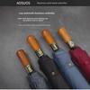 Premium Double-Sized Wind-Resistant Folding Umbrella with UV Protection for Men.
