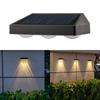 3LED Waterproof Solar Wall Lamps 2LED Solar Wall Lights Yard Atmosphere Wall Lights  Decor