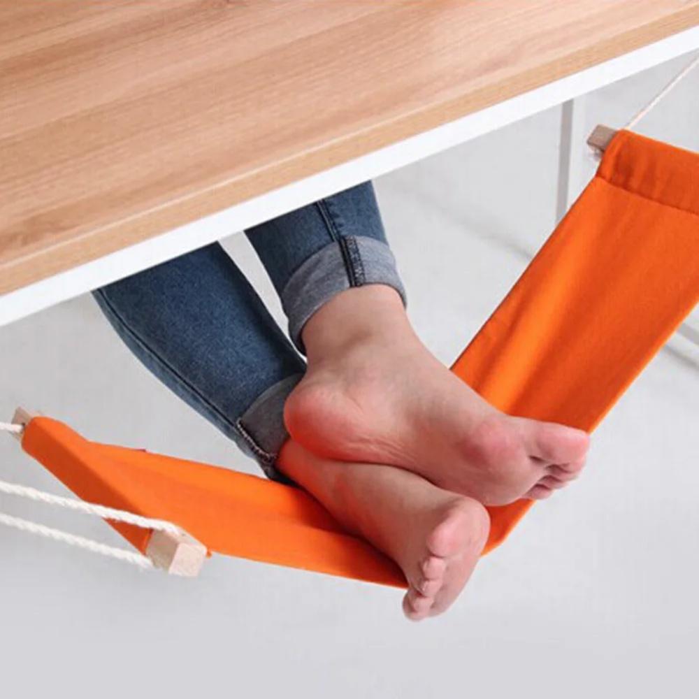 Creative Foot Hammock Portable Office Table Hanging Feetrest Pad Foldable Lazy Rest Foot Mat Universal Feet Pad Accessories