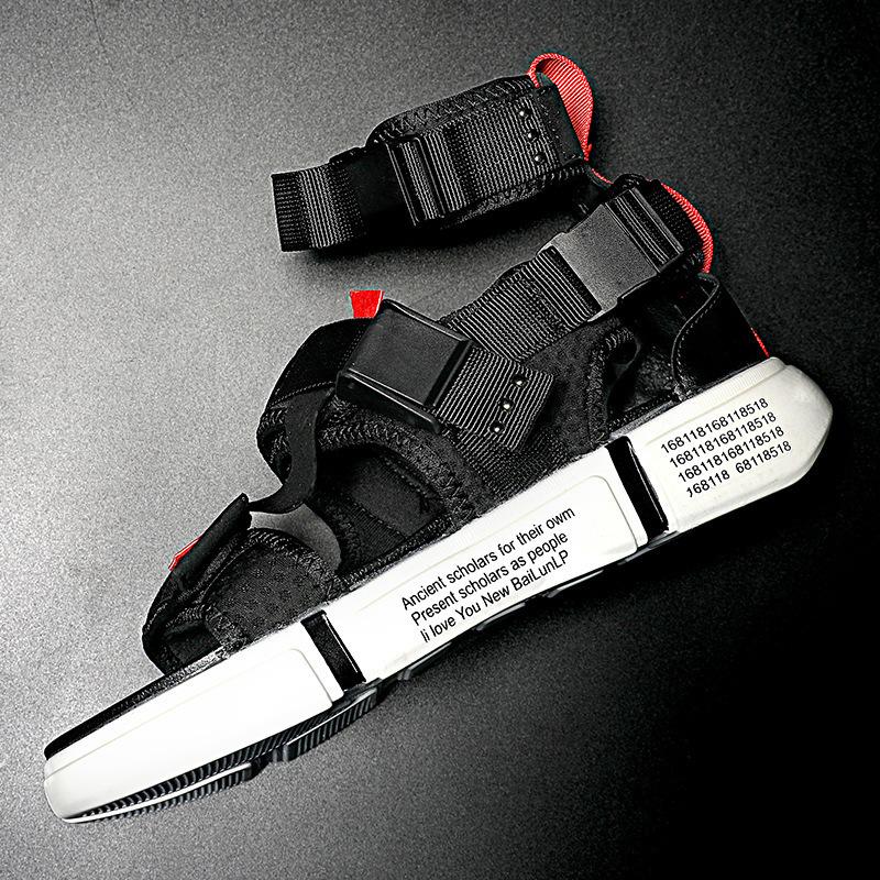 The New2025 New Men's Shoes Summer Breathable Men's Sandals Magic Buckle Beach Shoes Men's Mens Shoes
