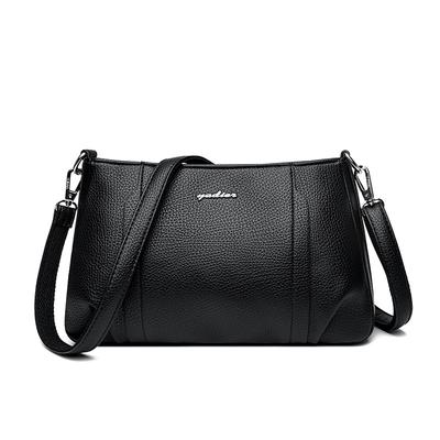 Zachte Leren Kleine Vierkante Tas, Eenvoudige en Ruime Modieuze Damestas, Kleine Schoudertas Crossbody