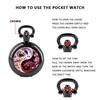 Vintage Retro White Pink Yin Yang Double Dragon Quartz Unisex Men Women Pocket Watch Quartz Necklace Pendant Clock Chain Classic Dial Jewelry Gift
