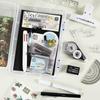 Colorful Stationery Set: Scissors, Notebook, Stapler & Storage Box - Perfect Gift for Students & Office Use