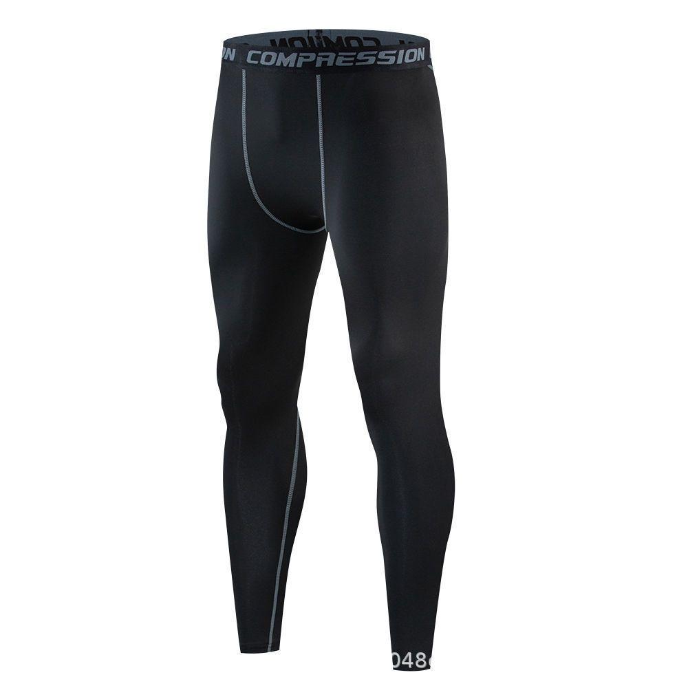 Men's High Elastic Quick-Dry Compression Training Shorts - Basketball Base Layer, Five-Point Length.