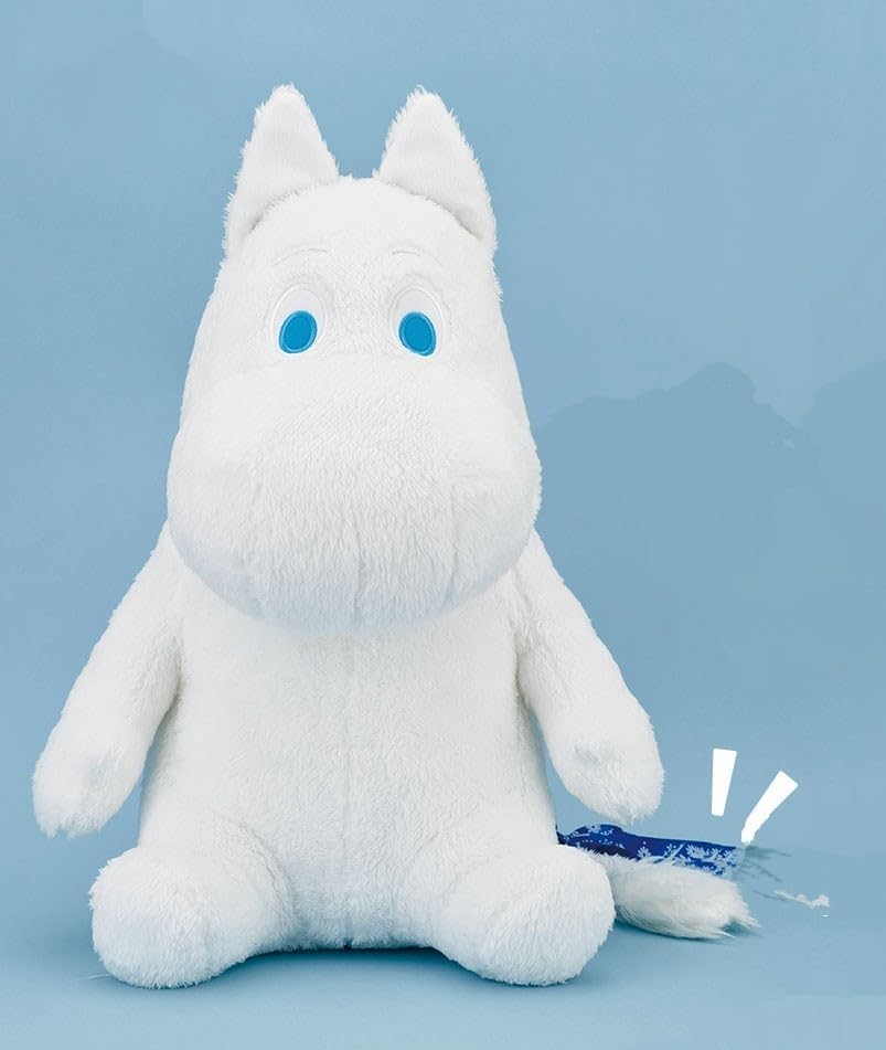 Moomin Plush Toy, Approximately 42cm, Extra Large, Moomin Day 2025, with Ribbon on Tail Official Plush Toy
