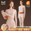 Conjunto de Ropa Interior Térmica de Terciopelo de Visón y Seda Premium