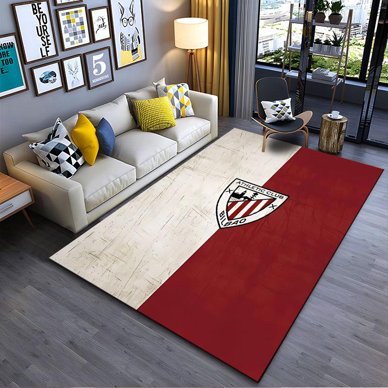 Athletic Club Bilbao Logo Carpet suitable as a non-slip mat for the living room or bedroom sofa