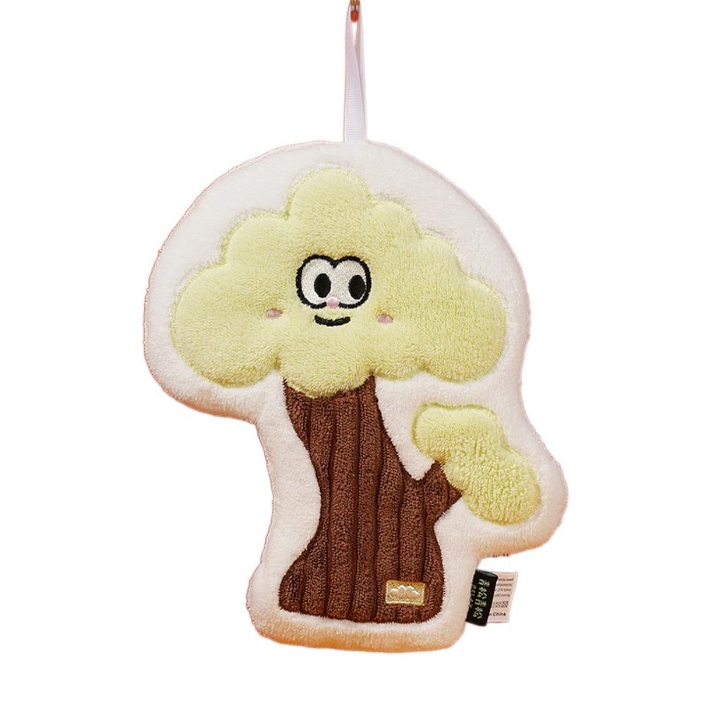 

Подвесное полотенце для уборки Толстые кухонные салфетки Креативное мультяшное полотенце для рук Кухня светло-желтого