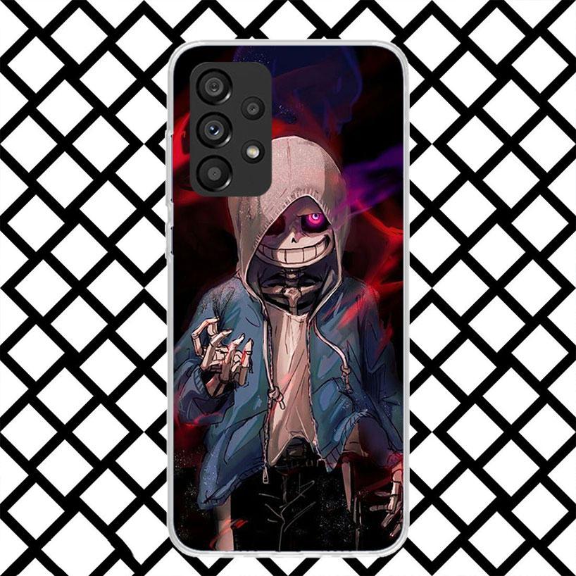 U-Undertale Sans Doggo Phone Case for Samsung Galaxy A52 A42 A32 A22 A12 A02S A51 A50 A71 A70 A41 A31 A21S A40 A30S A20S A10S A1