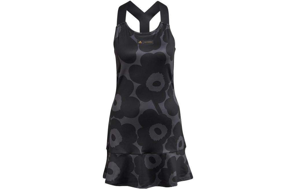adidas X Marimekko Sleeveless Dresses Women's Black Moderate Extra Short GT6003