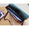 Men's Genuine Vintage Soft Leather Messenger Bags Shoulder Laptop Bag Briefcases