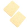 3pcs With Storage Case Watercolor Sponge Rectangle Shape Artist Sponge  For Art Supplies