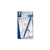 Staedtler Mars Lumograph Pencil Set (12 Hardness Grades: 6B, 5B, 4B, 3B, 2B, B, HB, F, H, 2H, 3H, 4H) - 100 Pencils Per Set (G12)