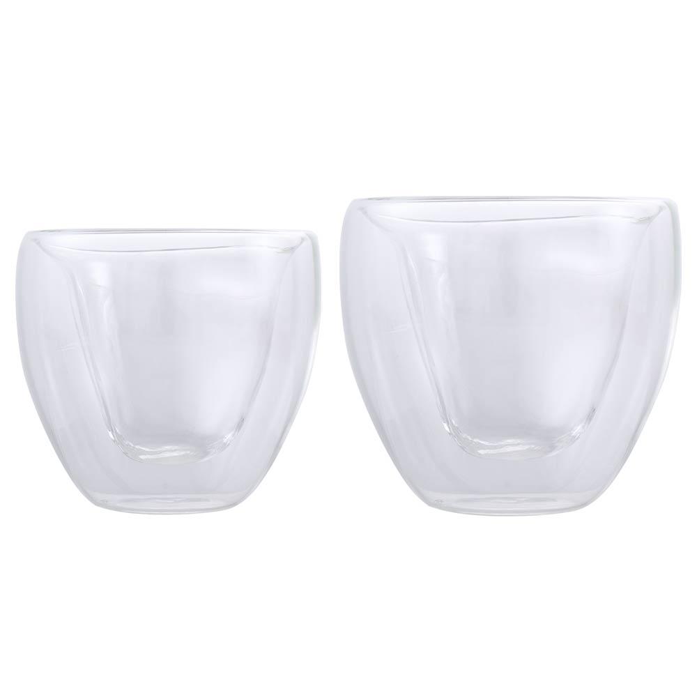 Beverages with Handle Breakfast Cappuccino Dinking Glasses Tea Cup Coffee Mug Insulated Glass Cup