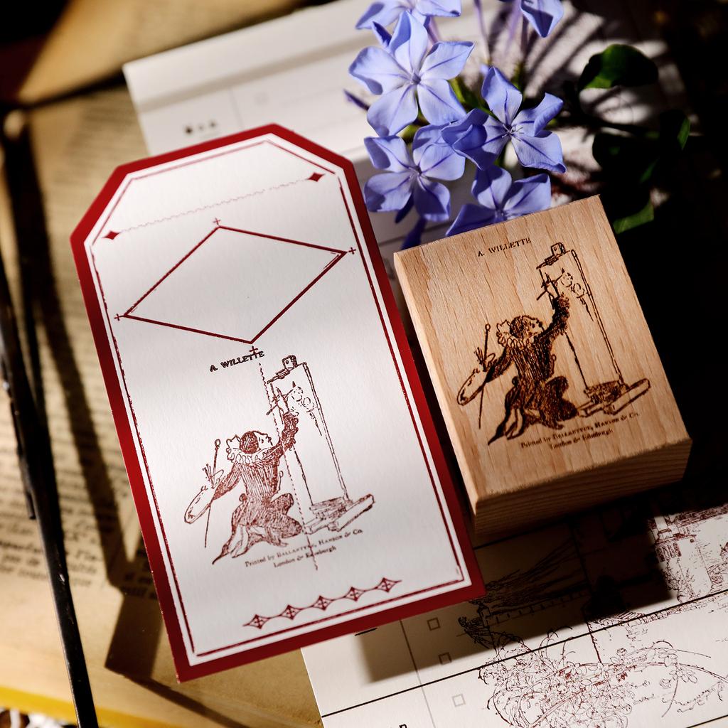 vintage Wood Stamp, WutheringHeights Series, Salt Style, Versatile DIY, Light Retro, European and American Style
