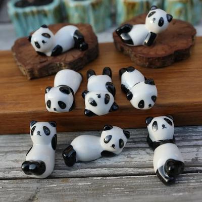 Baguettes en Céramique Mode Support de Baguettes Dessin Animé Support Baguettes Panda Tapis de Support Soin des Baguettes Outils de Vaisselle de Cuisine Mode