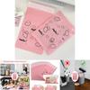 Disposable Sanitary Pad Trash Bag With Support For Pink Home Use