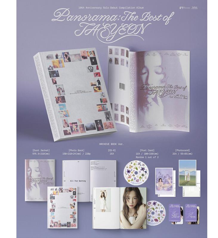 TAEYEON Panorama: The Best of TAEYEON (ARCHIVE BOOK Ver.) [2CD]