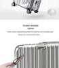 Aluminum Frame Carry-On Suitcase Set: 20"/24"/28" Password-Protected Luggage