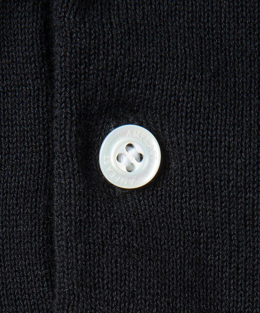 AMFEAST Essential Polo Half Knit Black